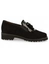 MOCASÍN  CÓMODO PARA  PIES DELICADOS, ANCHO ESPECIAL, ELSA NEGRO D’Torres