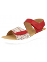 SENSITIVE FEET LADIES SANDALS, VILA 10 RED