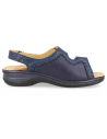 Wide and comfortable sandal, designed for feet with bunions. JULIA 2020 NAVY BLUE