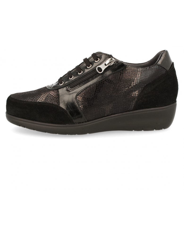 ZAPATOS CÓMODOS SEÑORA, MIREIA 01 NEGRO