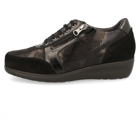 ZAPATOS CÓMODOS SEÑORA, MIREIA 01 NEGRO
