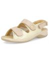Sandalias recomendada para pies con Hallux Valgus &#34;Juanetes&#34;, JULIA E6 2021 BEIGE