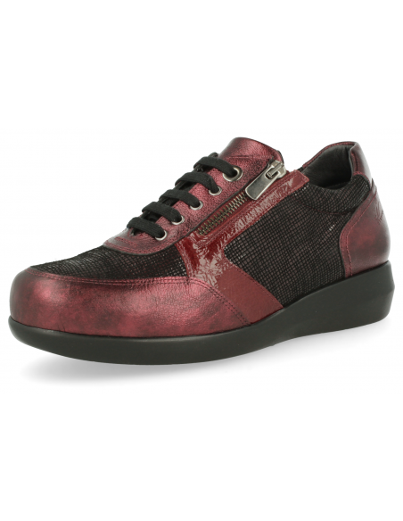 THERAPEUTIC WOMEN SHOES, IRMA13 LEATHER , DELICATED FEET, EXTRA-LARGE WIDTH