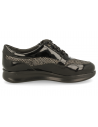ZAPATO SEÑORA MUY CÓMODO, CON SUELA DE AMORTIGUACIÓN, BIBIANA 21 NEGRO PLATA