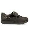 SNEAKER FOR WOMEN WITH DELICATE FEET , MILENA BLACK - Extra width.