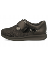 SNEAKER FOR WOMEN WITH DELICATE FEET , MILENA BLACK - Extra width.
