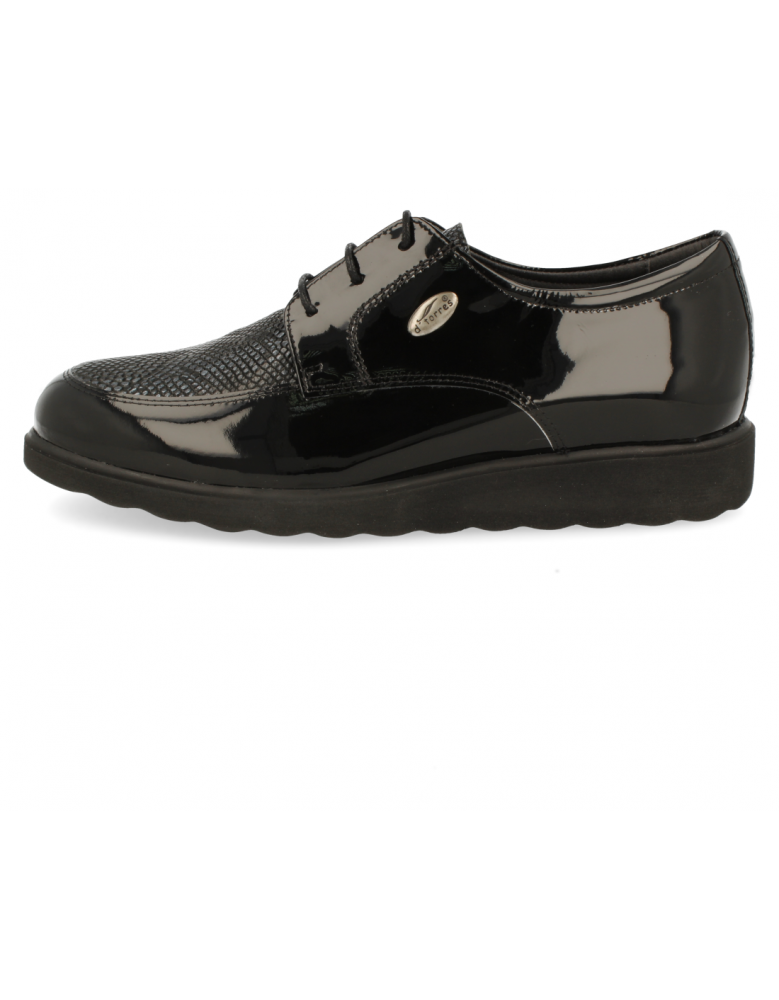 ZAPATOS CÓMODOS SEÑORA, SERENA 01 NEGRO