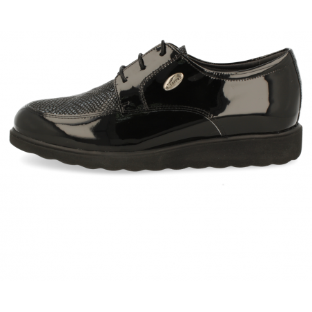 ZAPATOS CÓMODOS SEÑORA, SERENA 01 NEGRO