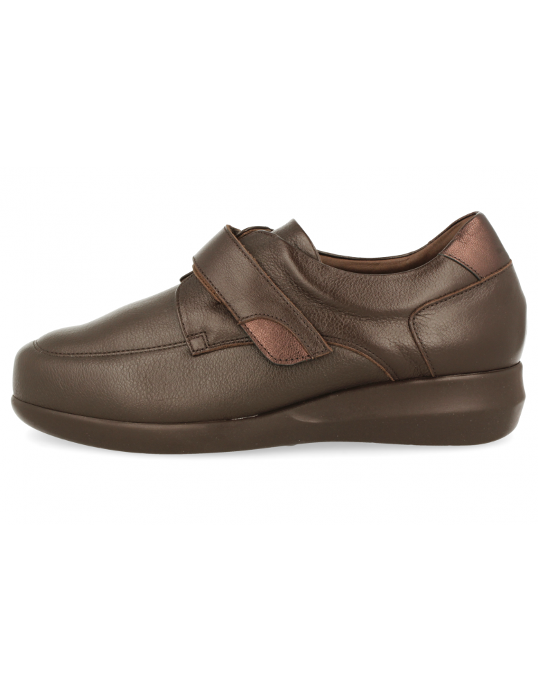 ZAPATO ORTOPEDICO ANCHO ESPECIAL COMODÓN 22 02 MARRÓN