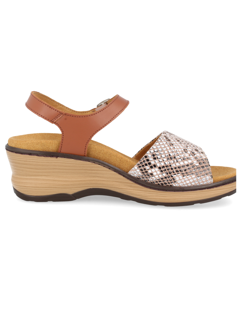 SANDALIA CÓMODA PLANTILLA EXTRAÍBLE, ELY CUERO