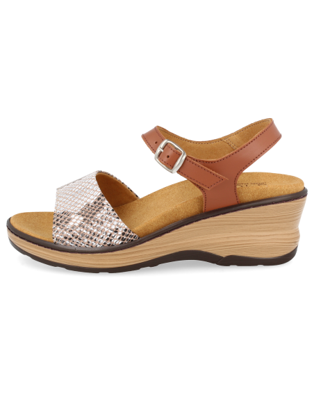 SANDALIA CÓMODA PLANTILLA EXTRAÍBLE, ELY CUERO