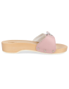 SANDALIA CÓMODA TACÓN MADERA, WOODEN ROSA