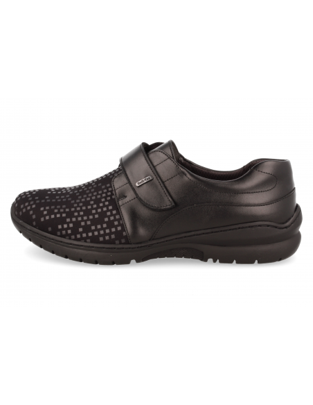 ZAPATO ORTOPÉDICO DE SEÑORA PIES DELICADOS Y ANCHOS, CUZCO 01 NEGRO D’Torres