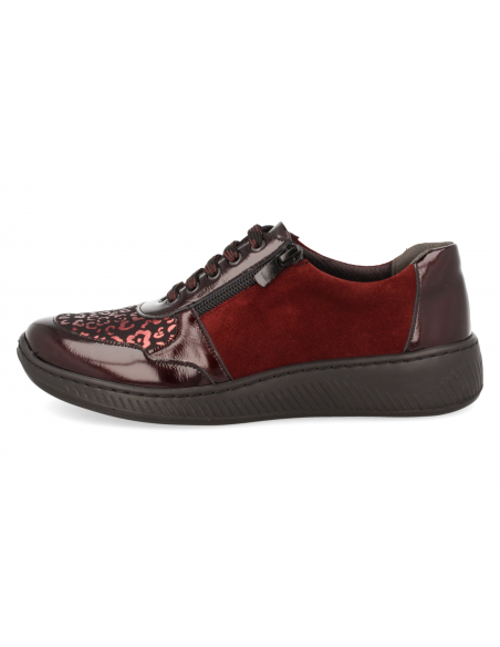 ZAPATO CÓMODO SEÑORA, HABANA 13 BURDEOS