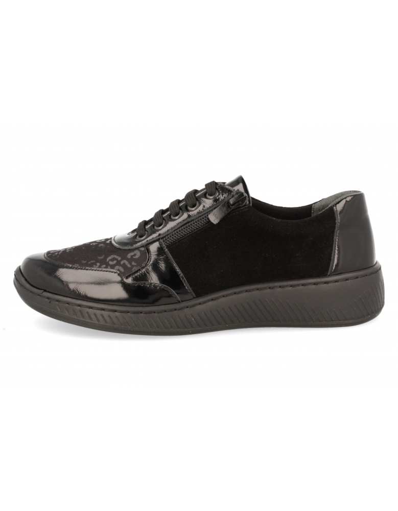 ZAPATO CÓMODO SEÑORA, HABANA 01 NEGRO