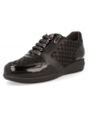ZAPATO SEÑORA HORMA EXTRA ANCHA PARA PIES DELICADOS, IRMA 2023 NEGRO CADENAS