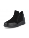 MANILA WOMEN BLACK 2023 LEATHER BOOTY, EXTRA-LARGE WIDTH