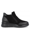 MANILA WOMEN BLACK 2023 LEATHER BOOTY, EXTRA-LARGE WIDTH