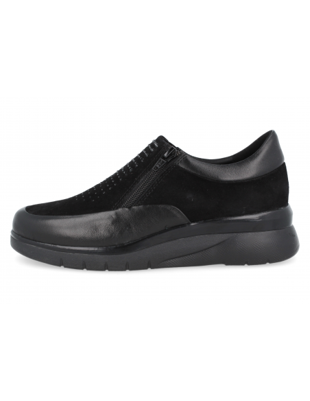 ZAPATO CÓMODO SEÑORA, BELFAST NEGRO D’Torres