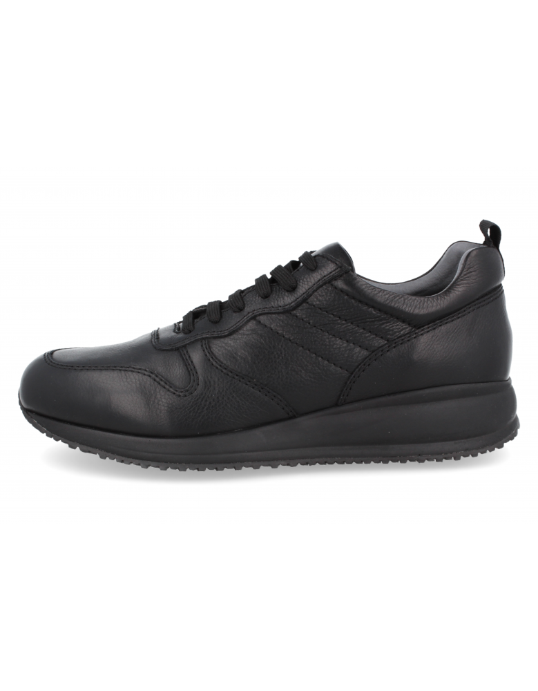 ZAPATO ORTOPÉDICO DE CABALLERO, CÓMODO DE HORMA ANCHA CABALLERO, ALBERT 2023 NEGRO