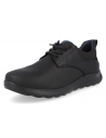 COMFORTABLE MEN&#39;S SHOE, MARTIN 01 BLACK