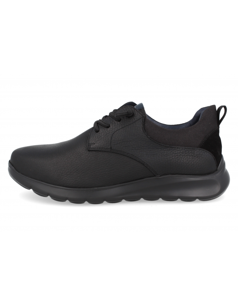 COMFORTABLE MEN'S SHOE, MARTIN 01 BLACK