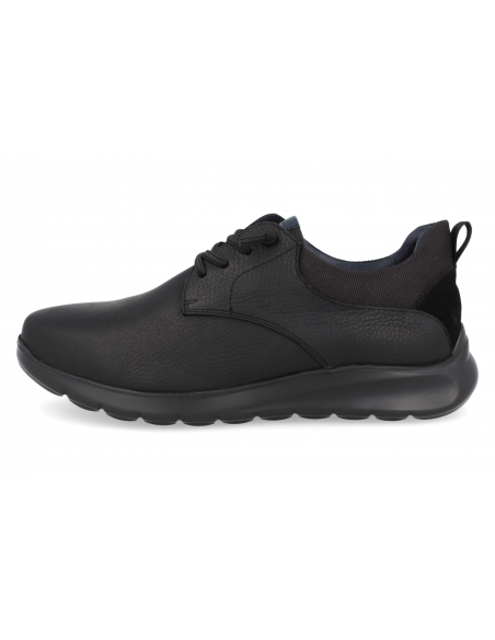COMFORTABLE MEN'S SHOE, MARTIN 01 BLACK