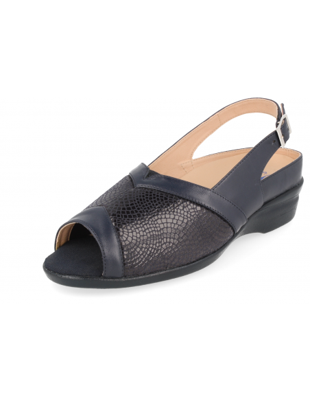 DELICATE FEET WOMEN SANDALS, LUGANO 2022 04 NAVY