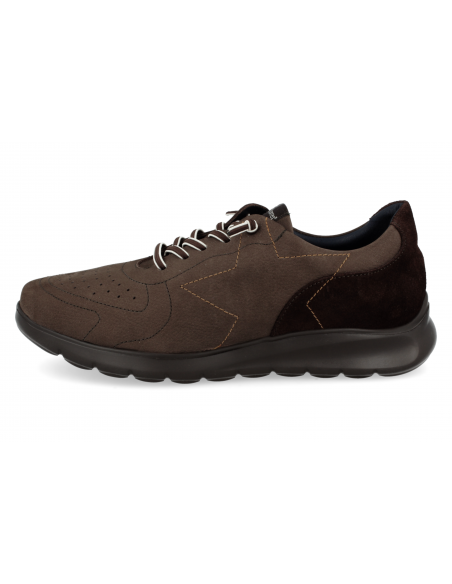COMFORTABLE MEN'S SHOE, SANDRO 02 BROWN