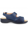 Frida Navy Blue, wide and comfortable sandal, designed for feet with bunions.