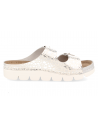 Comfortable sandal, Model DENIA SILVER