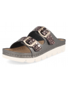 Comfortable sandal, Model DENIA PEWTER