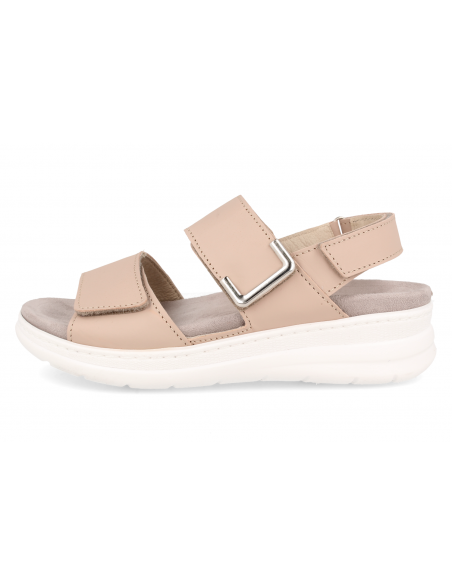 SANDALIA CÓMODA PARA PIES DELICADOS Y ANCHOS, ADEJE SANDAL NUDE