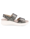 Comfortable sandal, with removable insole. Model ADEJE SANDAL BLACK SILVER