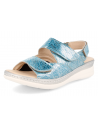 SANDALIA PARA PIES CON JUANETES, MALENA SANDAL AZUL PLATA