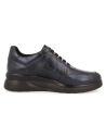 ZAPATO CÓMODO DE SEÑORA PARA PIES DELICADOS, D&#39;TORRES RONDA MARINO METAL, HORMA ANCHA PARA PIES DELICADOS.