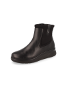 DALLAS WOMEN BLACK 2023 LEATHER BOOTY, LARGE WIDTH