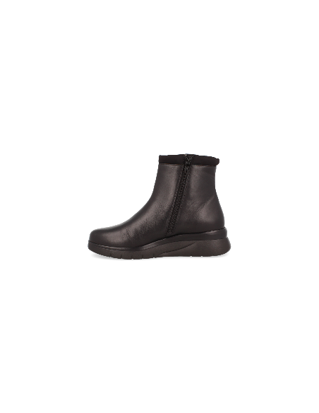 BOTÍN CÓMODO DE SEÑORA PARA PIES DELICADOS, HORMA ANCHA, DALLAS NEGRO D’Torres