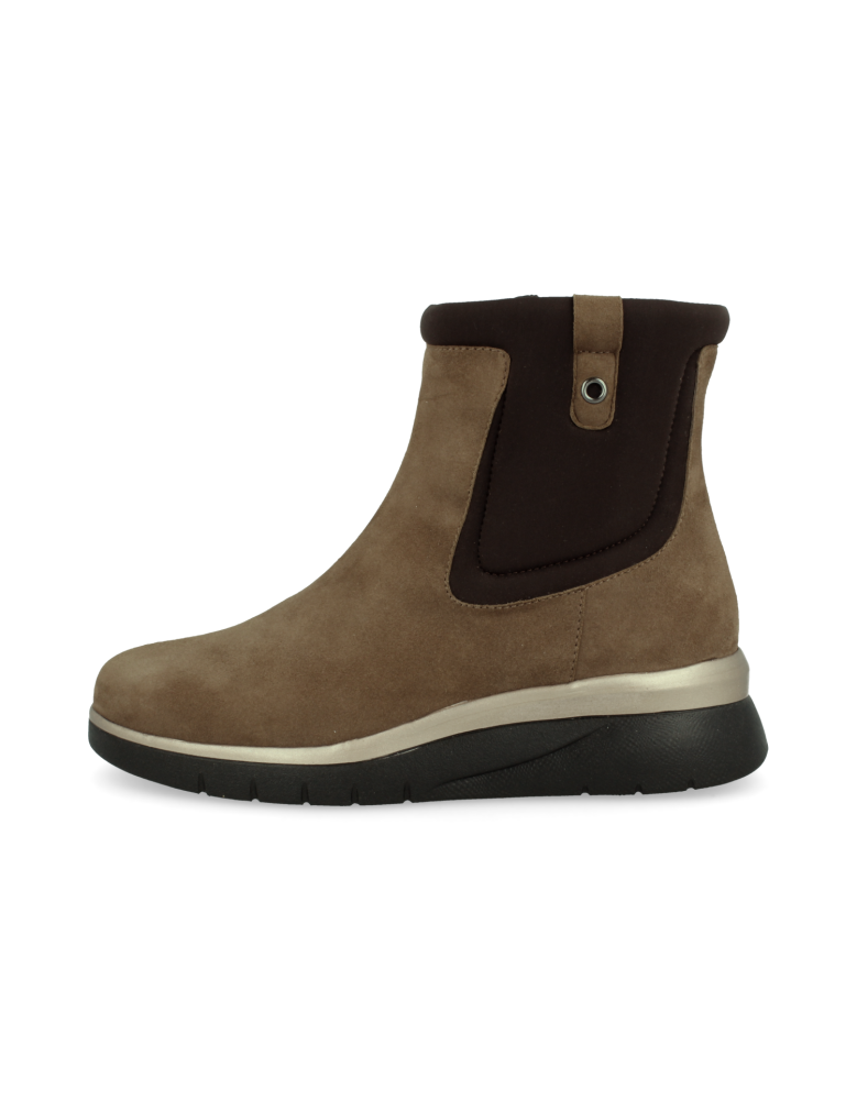 DALLAS WOMEN CAMEL 2023 LEATHER BOOTY, LARGE WIDTH