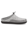 ZAPATILLAS ANATÓMICAS SEÑORA D&#39;TORRES JONE GRIS, DE FIELTRO CÁLIDO AISLANTE DEL FRÍO.
