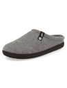 ZAPATILLAS ANATÓMICAS CABALLERO D&#39;TORRES FRANK GRIS, DE FIELTRO CÁLIDO AISLANTE DEL FRÍO.