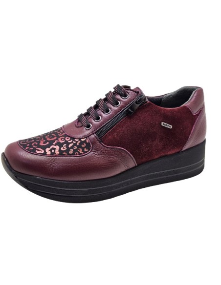 ZAPATO CÓMODO SEÑORA, INVIERNO  24 BURDEOS