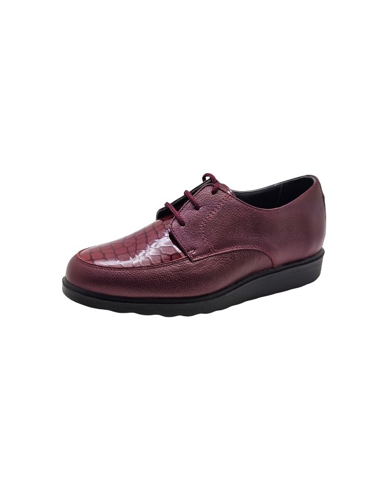 ZAPATO CÓMODO SEÑORA, INVIERNO  41 BURDEOS