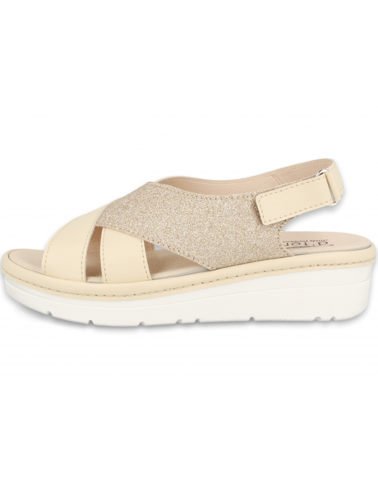 SANDALIA ANATÓMICA MODELO RUBÍ BEIGE, CON PLANTILLA EXTRAIBLE
