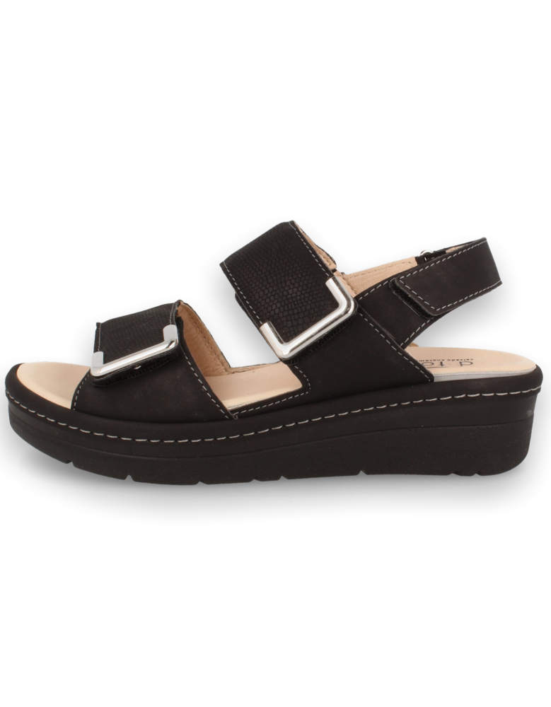 SANDALIA ANATÓMICA MODELO YAIZA SANDAL NEGRO, CON PLANTILLA EXTRAIBLE
