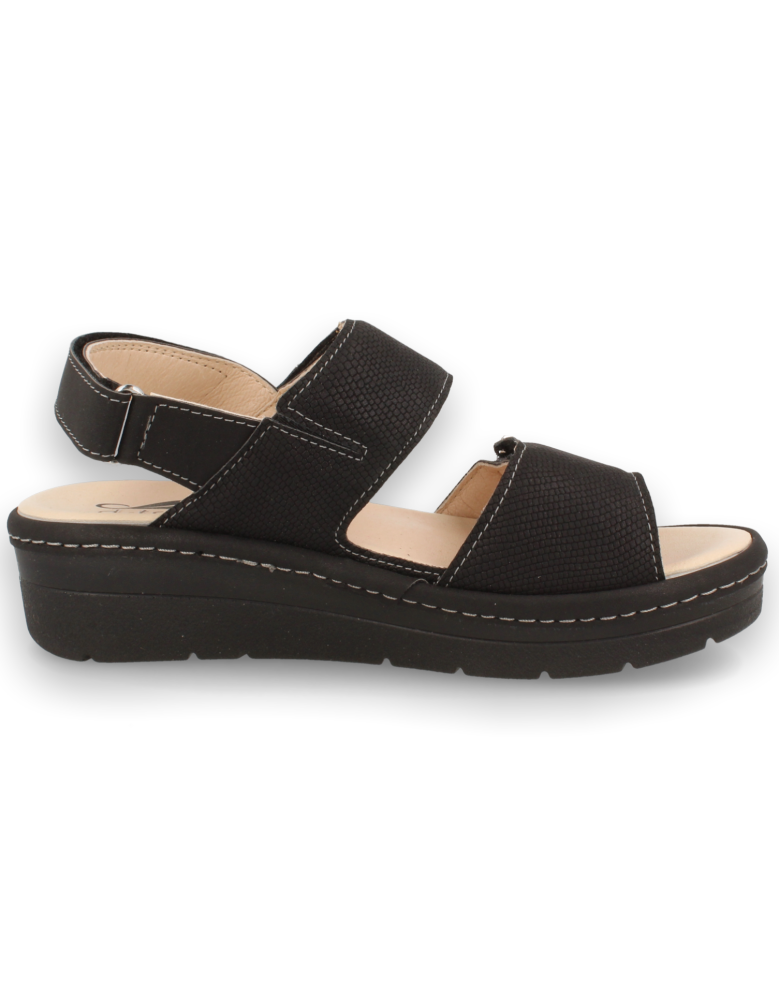 SANDALIA ANATÓMICA MODELO YAIZA SANDAL NEGRO,...