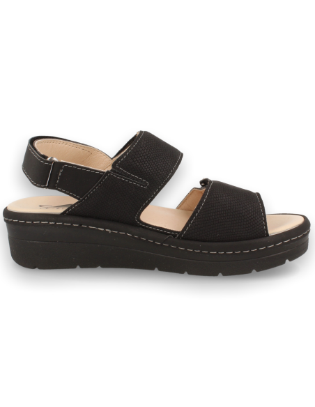 SANDALIA ANATÓMICA MODELO YAIZA SANDAL NEGRO, CON PLANTILLA EXTRAIBLE