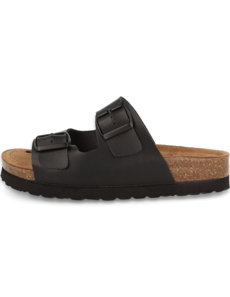 Comfortable Sandal, Model Palma Magnetic Black - D'Torres