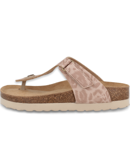 SANDALIA FLIP-FLOP PLANTA ANATÓMICA ACOLCHADA, TABARKA MAQUILLAJE - D'Torres