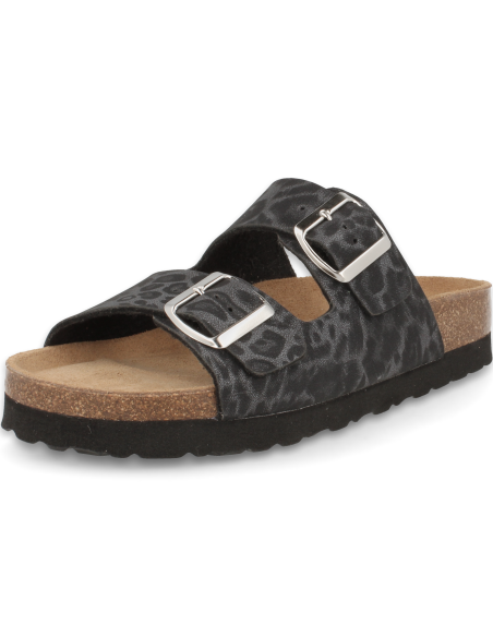 Comfortable Sandal, Model Palma Black - D'Torres